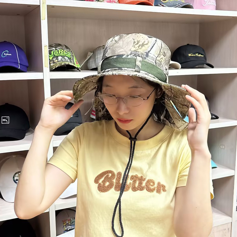 创艺兴定制立体刺绣渔夫帽遮阳帽多色可选