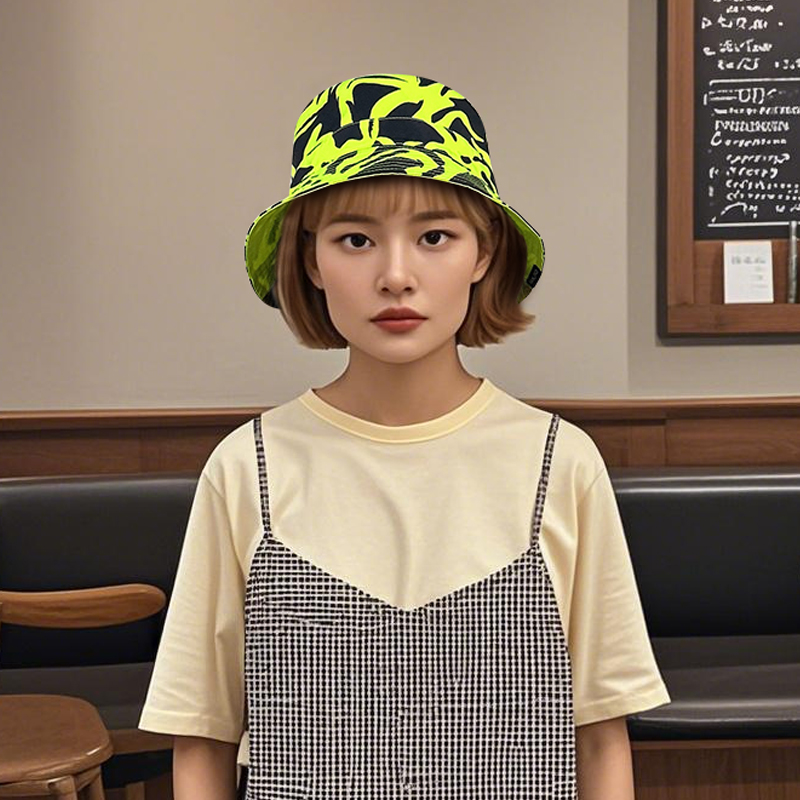 创艺兴定制立体刺绣渔夫帽遮阳帽多色可选