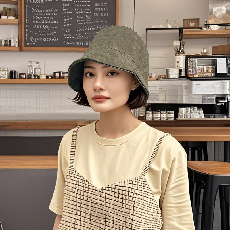 创艺兴定制立体刺绣渔夫帽遮阳帽多色可选