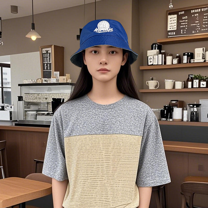 创艺兴定制立体刺绣渔夫帽遮阳帽多色可选