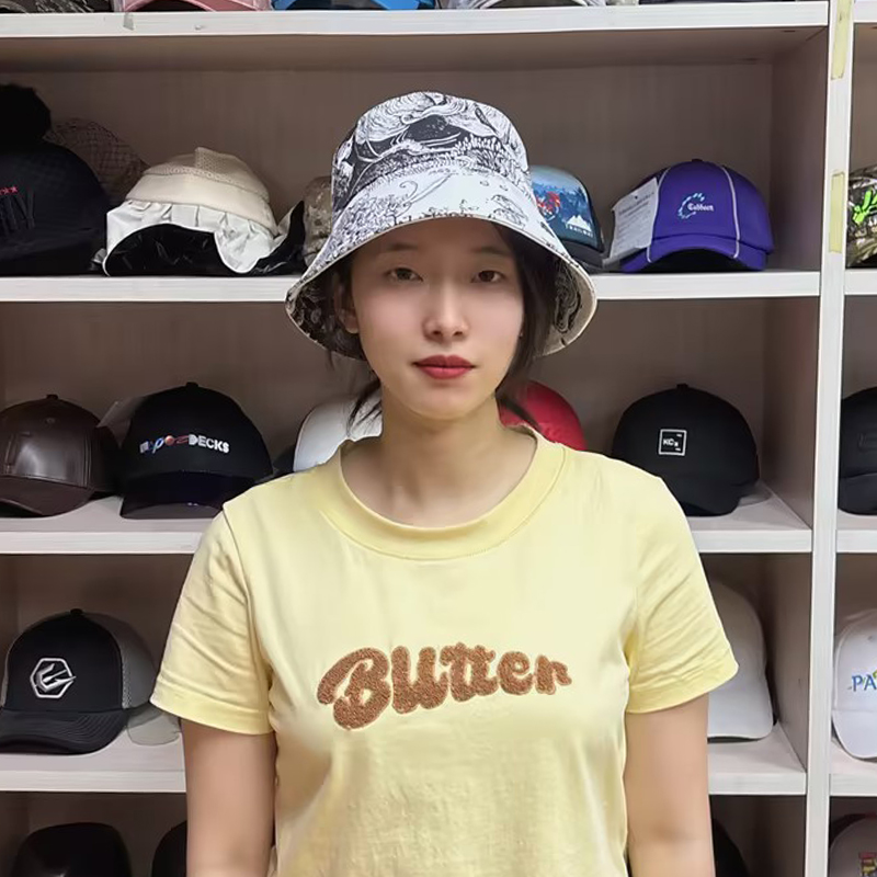 创艺兴定制立体刺绣渔夫帽遮阳帽多色可选